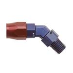 45° Direct Fit Hose Ends with Pipe Threads 